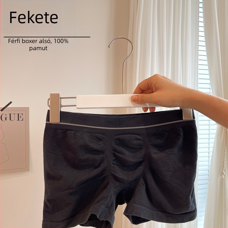 Férfi alsónemű plusz méretben, Xinjiang-pamut, lélegző antibakteriális pamut boxer brief.