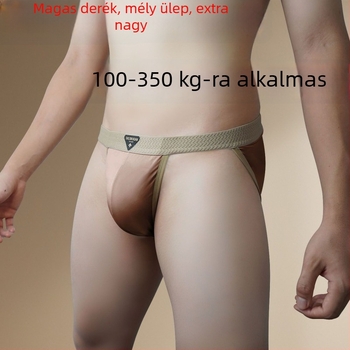 Férfi fehérnemű, légáteresztő, gyorsan száradó poliészterből, középmagas derekú, egyszínű, ultra vékony