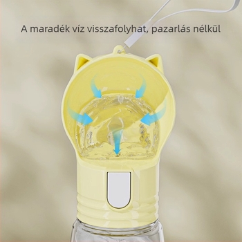Hordozható kutya vízitaló pohár – kültéri használatra