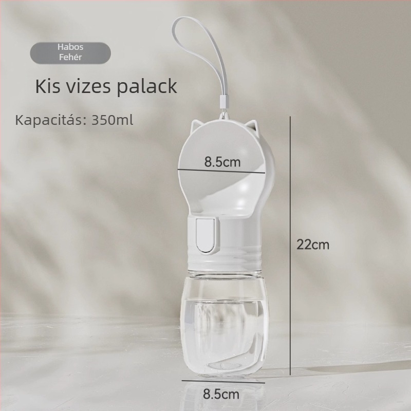 Hordozható kutya vízitaló pohár – kültéri használatra