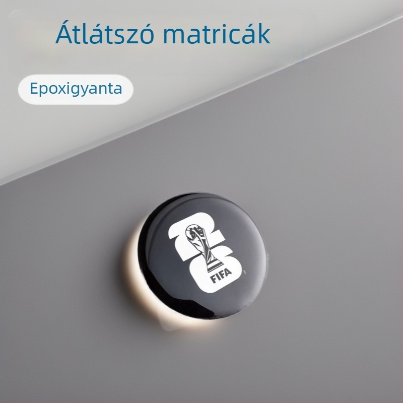 Kristály epoxigyanta matricák, kerek rajzfilms autó matricák, átlátszó öntapadós gyantás 3D puha címkék, prémium érzet