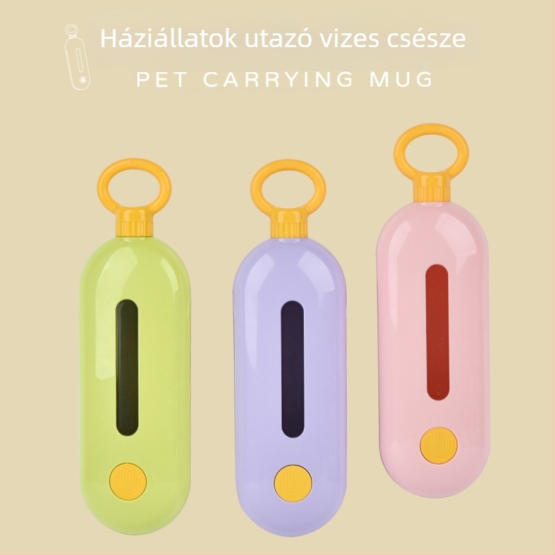 Hordozható kutya- és macskavíz – utazó ivópalack