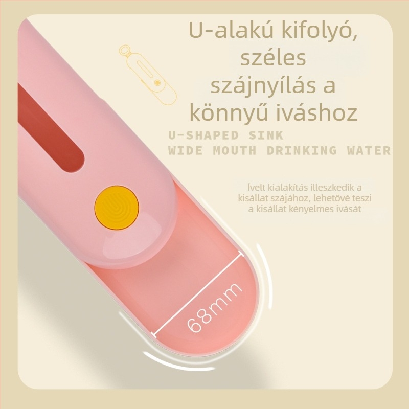 Hordozható kutya- és macskavíz – utazó ivópalack