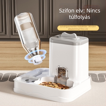 Macska- és kutya etető- és itató tál – minden egyben