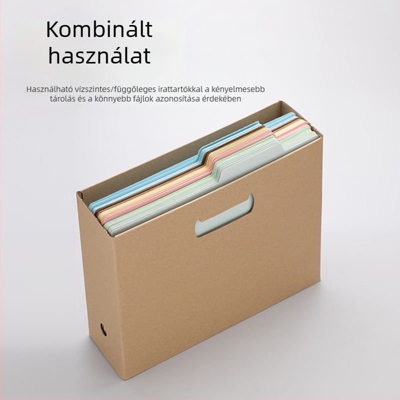 Jinshi Mono Clip újrahasznosított papírból készült A4-es dokumentumtartó, jelentések és szerződések számára
