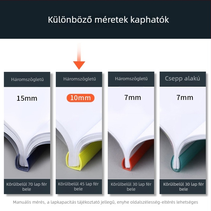 Deli 5534 Áttetsző Emelőkaros Mappa A4 Dokumentumokhoz