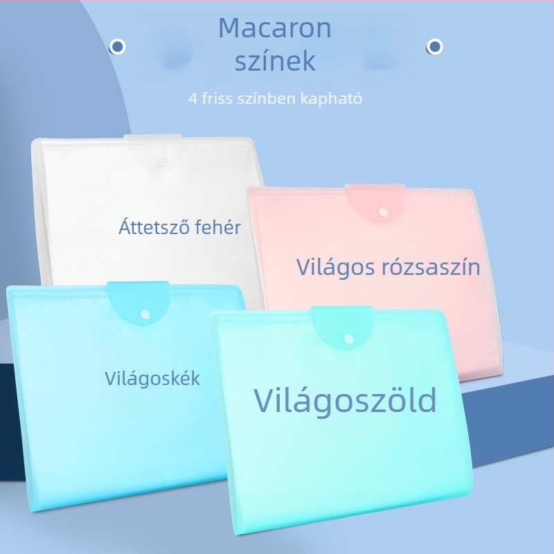 A3 méretű adathordozó füzet beillesztő oldalakkal – vizsgadolgozatok rendező mappa