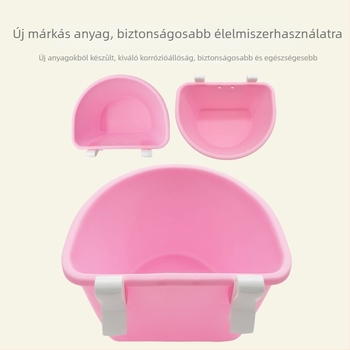 Műanyag függő etetőtál háziállatoknak – kutyáknak és macskáknak