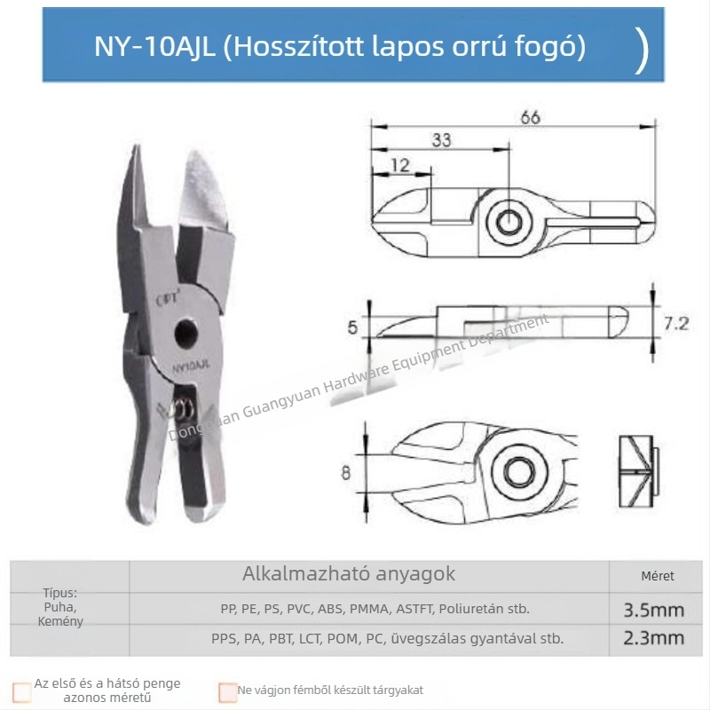 Mikropozíciós manipulátor pneumatikus ollóval NY-10, műanyag sprue vágó, mozgó ollófej, 10AJL