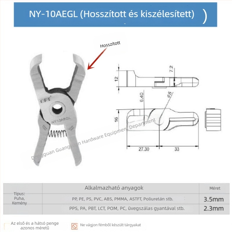 Mikropozíciós manipulátor pneumatikus ollóval NY-10, műanyag sprue vágó, mozgó ollófej, 10AJL