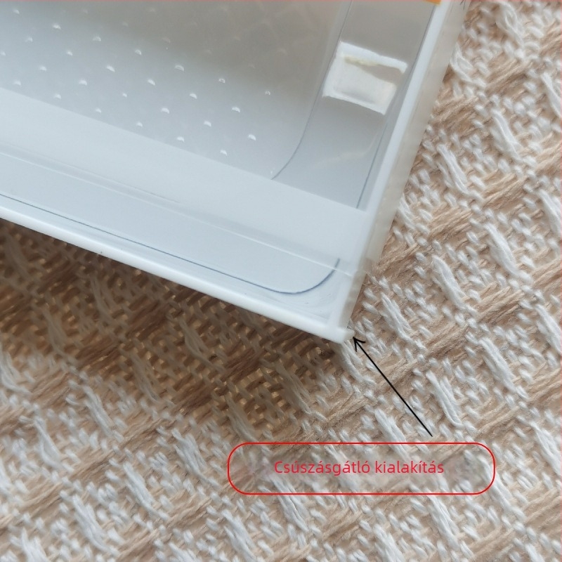 Univerzális csúszásmentes telefontok-csomagolás húzható dobozzal, átlátszó ablakkal és injekciós öntésű alappal, kompatibilis Apple és Huawei
