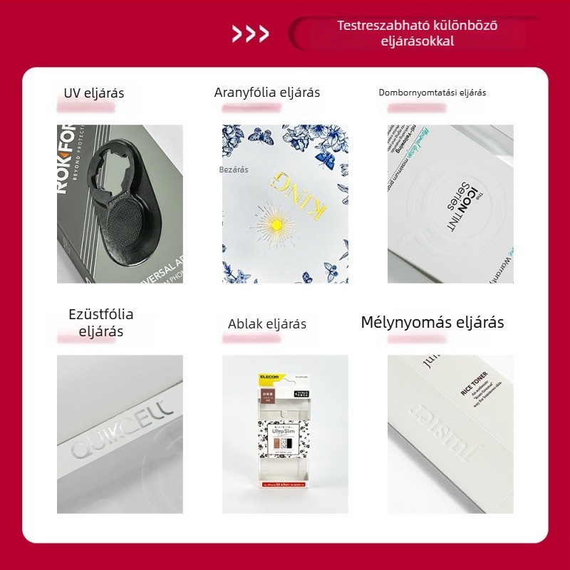 Személyre szabott 3C digitális összecsukható színes doboz fejhallgató és adatkábel csomagoláshoz, vastagított hullámkarton Kraft papírdoboz nyomtatással
