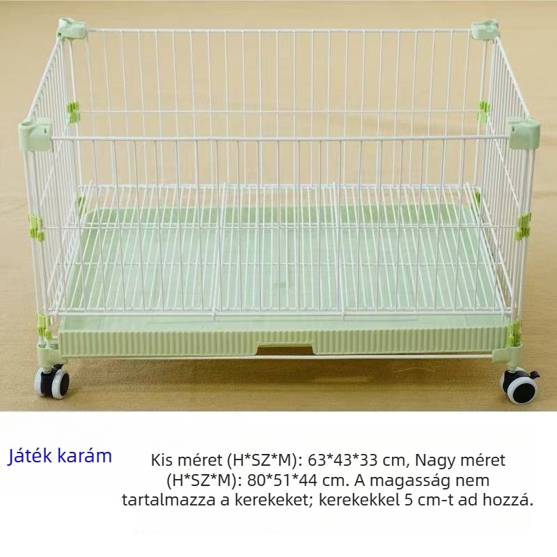 Lejia eredeti kis- és közepes méretű háziállatketrec macskáknak, kutyáknak és nyulaknak — moduláris, összecsukható kiállítási ketrec