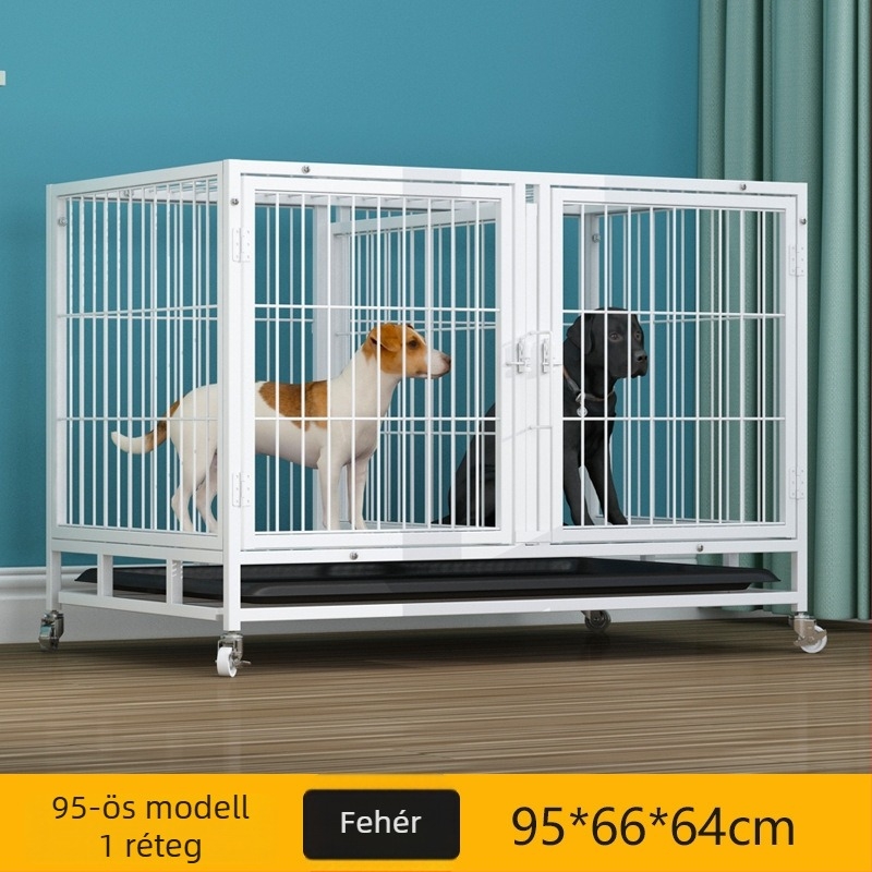 Kisállat-ketrecek: kutyáknak és madaraknak, tenyésztő ketrecek, galambok kiállítási ketrecei, többszintes anya–kölyök ketrecek