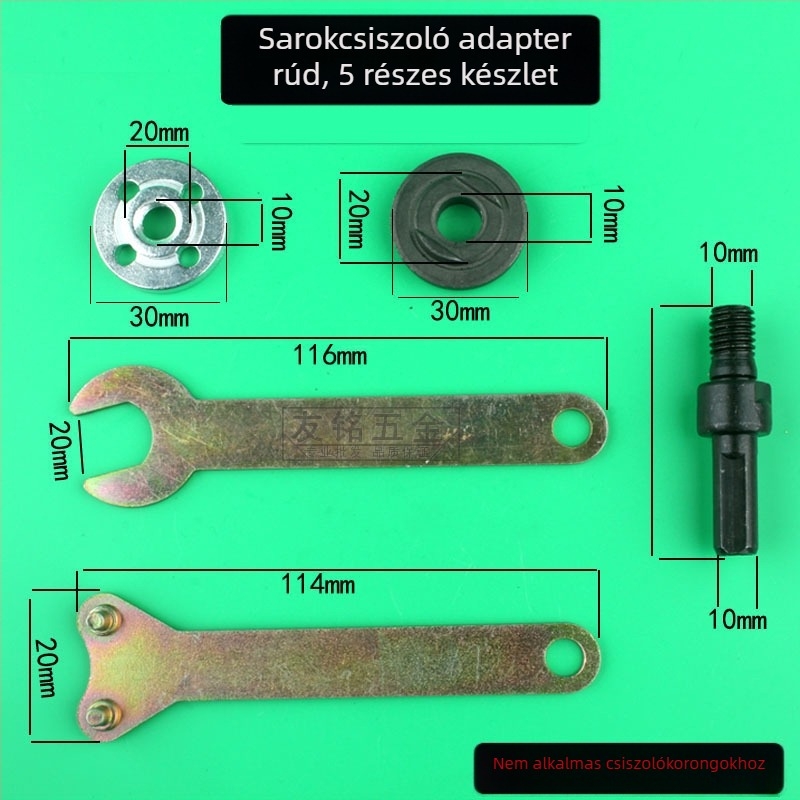Mini asztali szorító alumínium ötvözetből, sík állú fogakkal