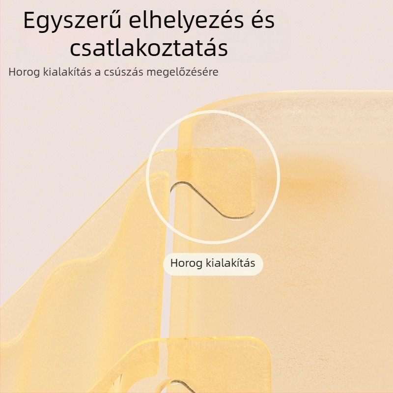 Átlátszó akril létra hörcsög számára platformával, csúszásmentes, dekoratív kiegészítő kisállatoknak