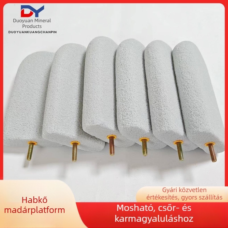 Plasztikus papagáj állvány és karmáreszelő platform madarak és kisállatok számára – játék