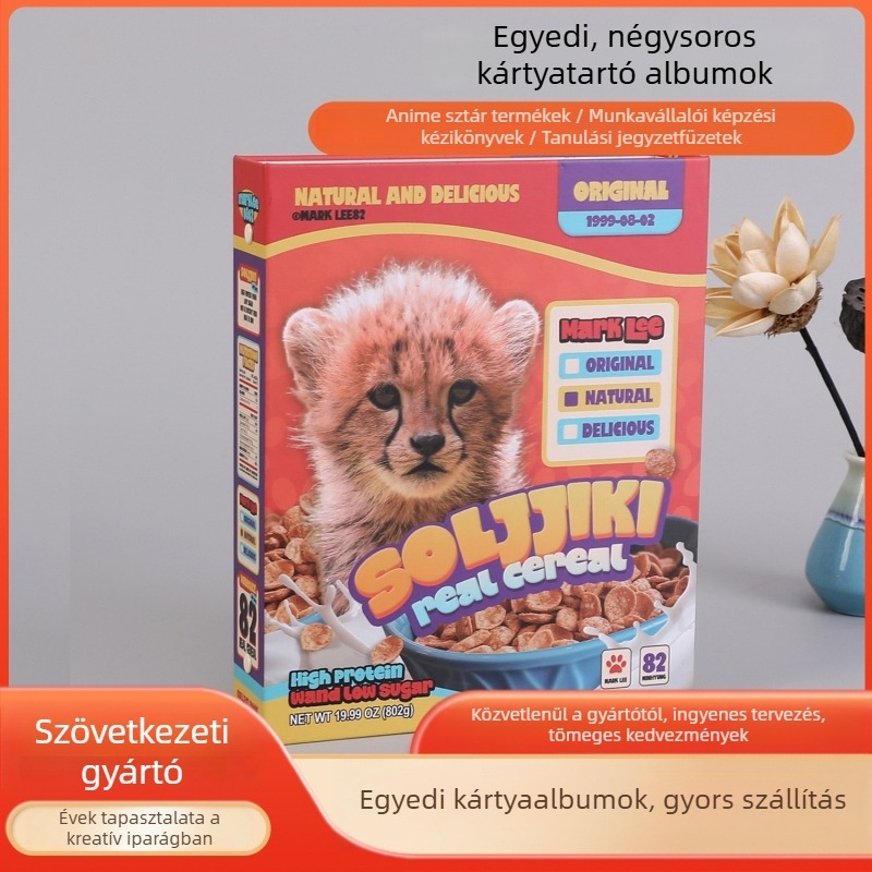 Átlátszó névjegykártya-album kivehető oldalakkal, vastag kemény fedéllel a fényképek tárolására