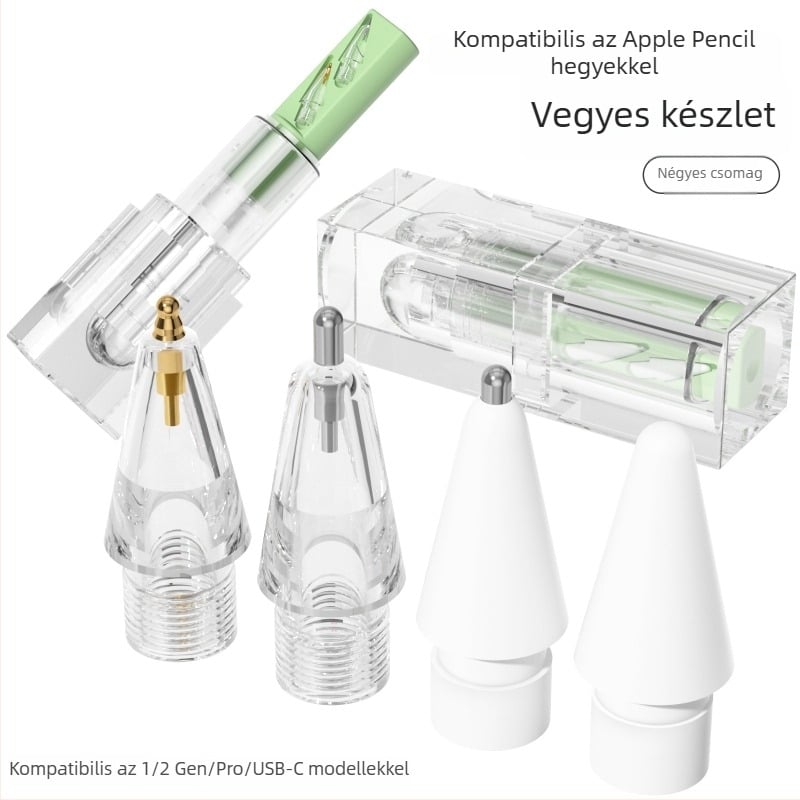 Apple Pencil tollcsúcs csere – sima és kopásálló, kompatibilis az Apple Pencil 1/2/3/Pro