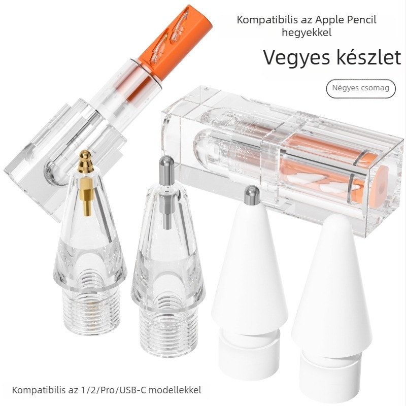 Apple Pencil tollcsúcs csere – sima és kopásálló, kompatibilis az Apple Pencil 1/2/3/Pro