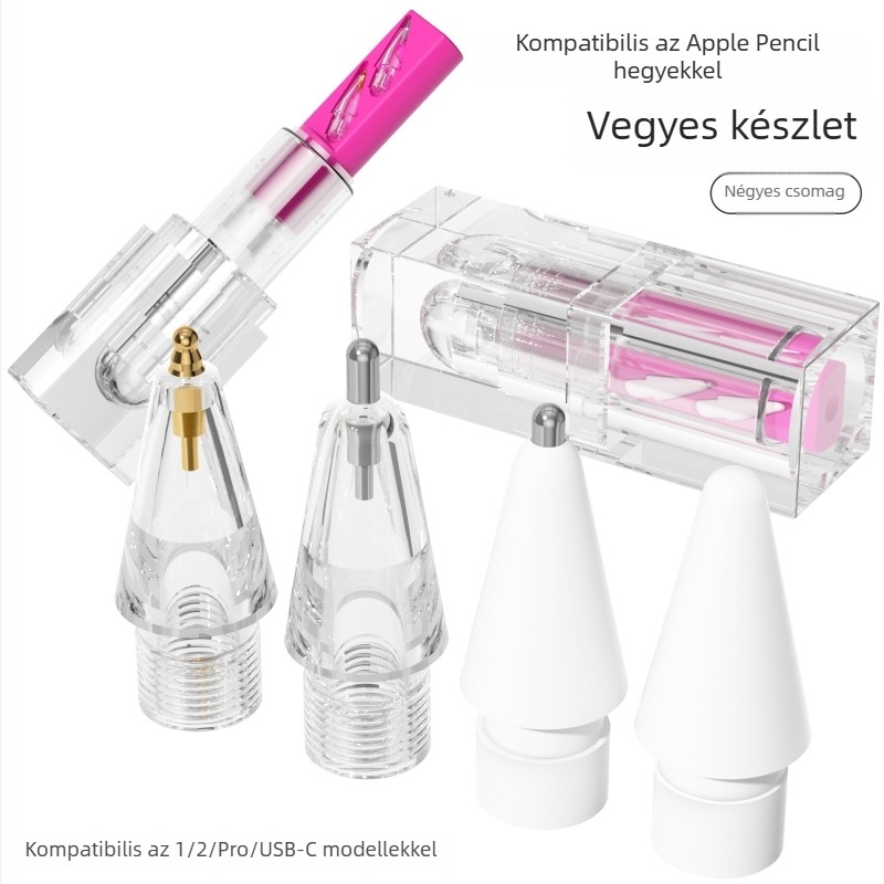 Apple Pencil tollcsúcs csere – sima és kopásálló, kompatibilis az Apple Pencil 1/2/3/Pro