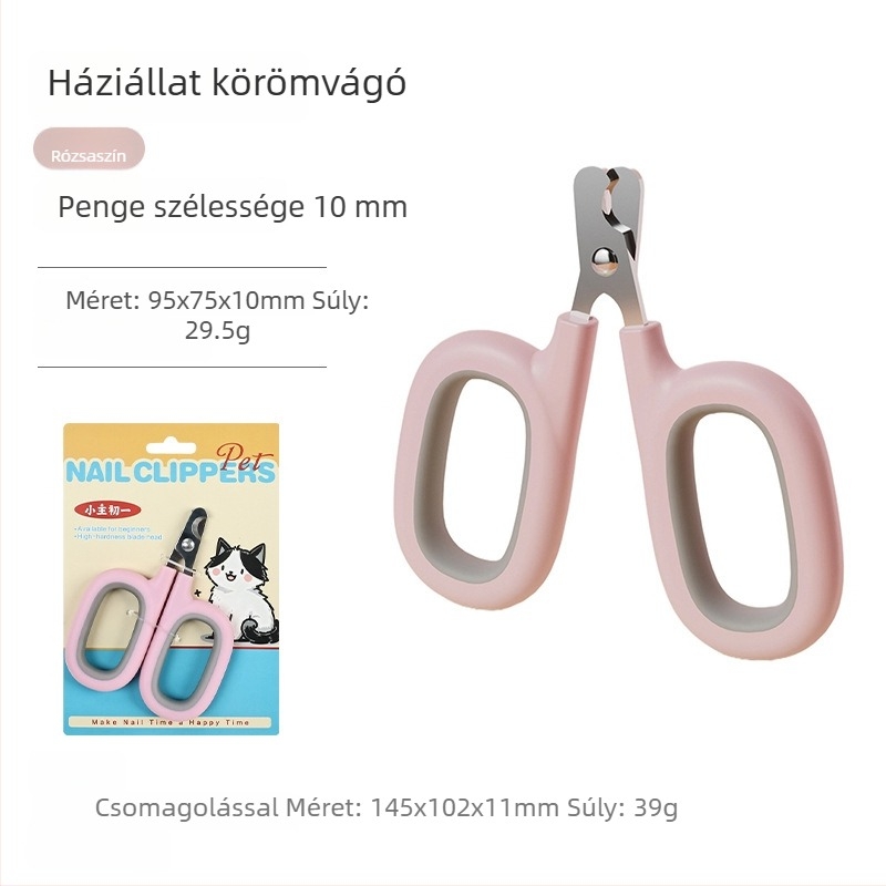 Háziállat körömvágó olló macskáknak és kutyáknak, kis körömolló