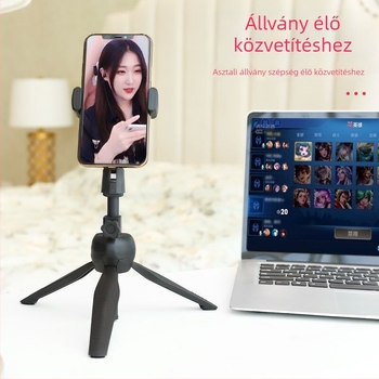 Új, állítható asztali telefontartó trípód 360°-os forgással sorozatok nézéséhez