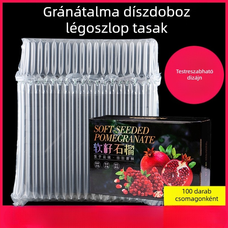 20–oszlopos 43 cm-es légoszlopos táska, felfújható buborékos oszlopos tekercs, vastagított csomagolóanyag
