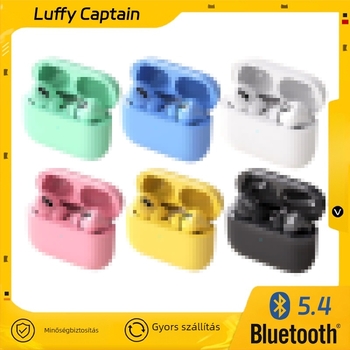 Macaron-stílusú Bluetooth fülhallgatók, 3. generáció, zajcsökkentés, Android és iPhone kompatibilis