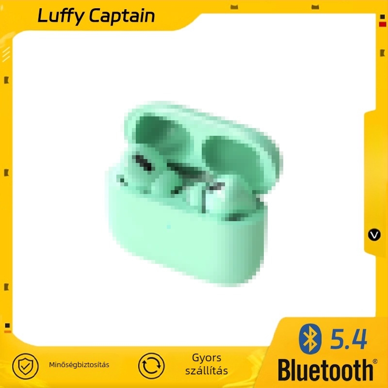 Macaron-stílusú Bluetooth fülhallgatók, 3. generáció, zajcsökkentés, Android és iPhone kompatibilis