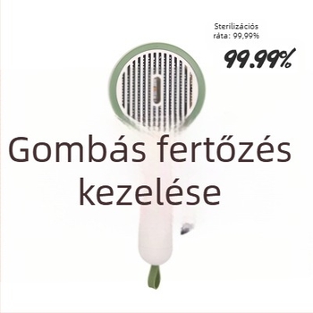 Macska és kutya fésű a szőr eltávolítására és antibakteriális ápolásra; eszköz a háziállatok gondozásához