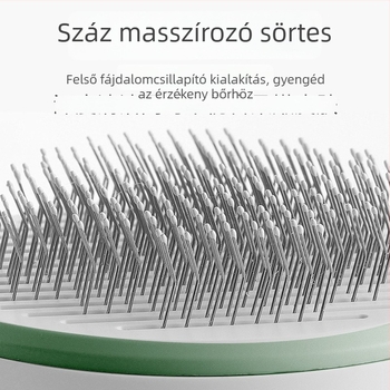 Macska és kutya fésű a szőr eltávolítására és antibakteriális ápolásra; eszköz a háziállatok gondozásához