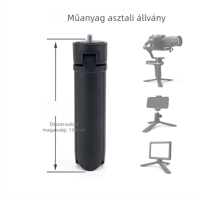 Műanyag háromlábú alap mobiltelefonhoz és asztali lámpatartóhoz – kis ABS háromlábú állvány