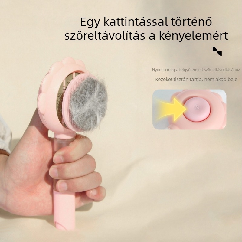 Állatok számára permetezős fésű — macska- és kutyaszőrre, laza szőr eltávolítása, tűs fésű