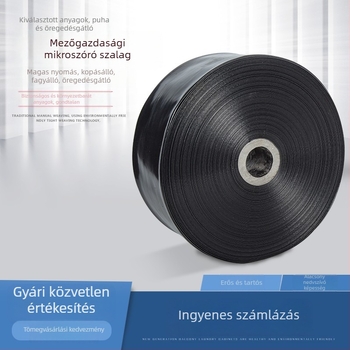 Mikropermetezéses öntözőrendszer spricc- és csepegtető elemekkel, automata öntözőegységgel