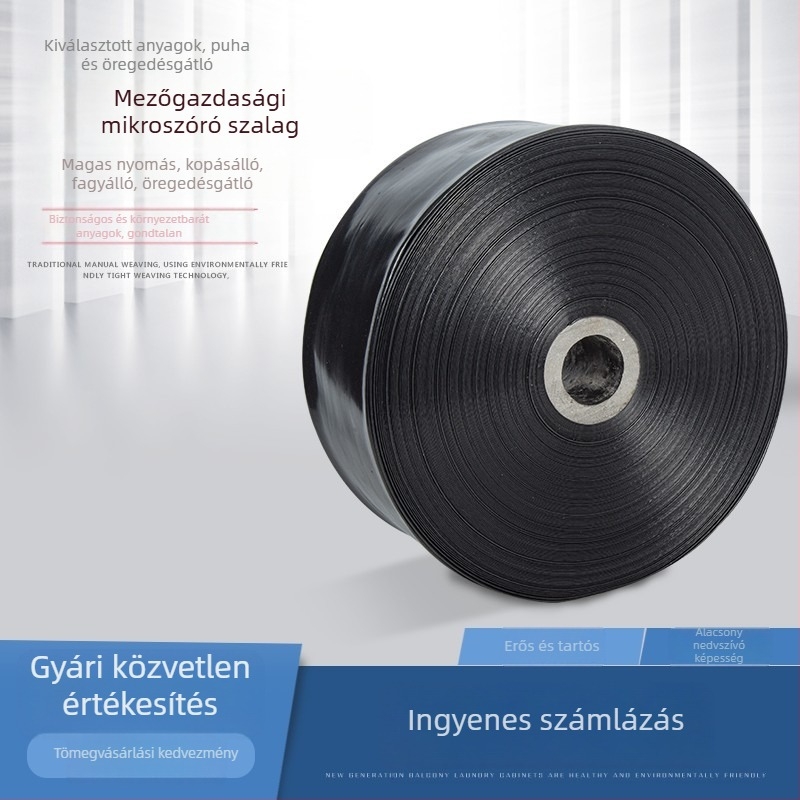 Mikropermetezéses öntözőrendszer spricc- és csepegtető elemekkel, automata öntözőegységgel