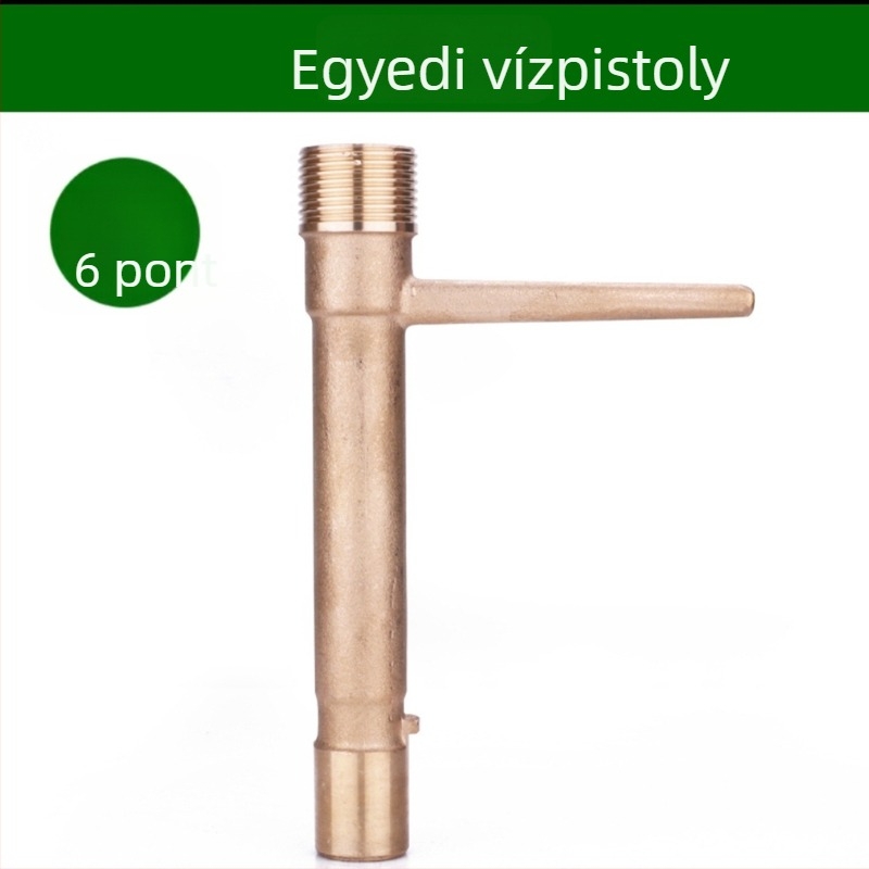 6 darabos sárgaréz gyors vízcsap készlet öntözéshez, vízkinyerő készülék, sárgaréz vízcsap tájépítéshez és kertészkedéshez