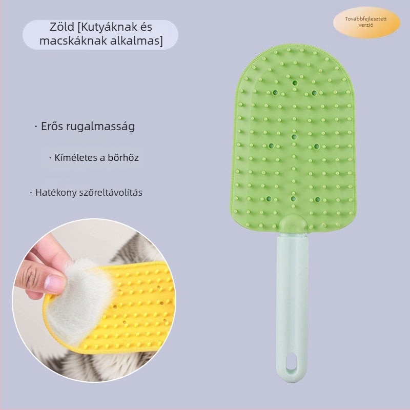 Macska- és kutyaszőr ápoló fésű – szőrzet eltávolítása, fürdetés nélkül
