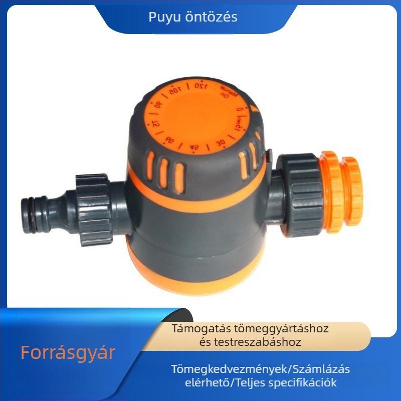 Kerti öntöző időzítő és kültéri öntözővezérlő (mechanikus időzítő)