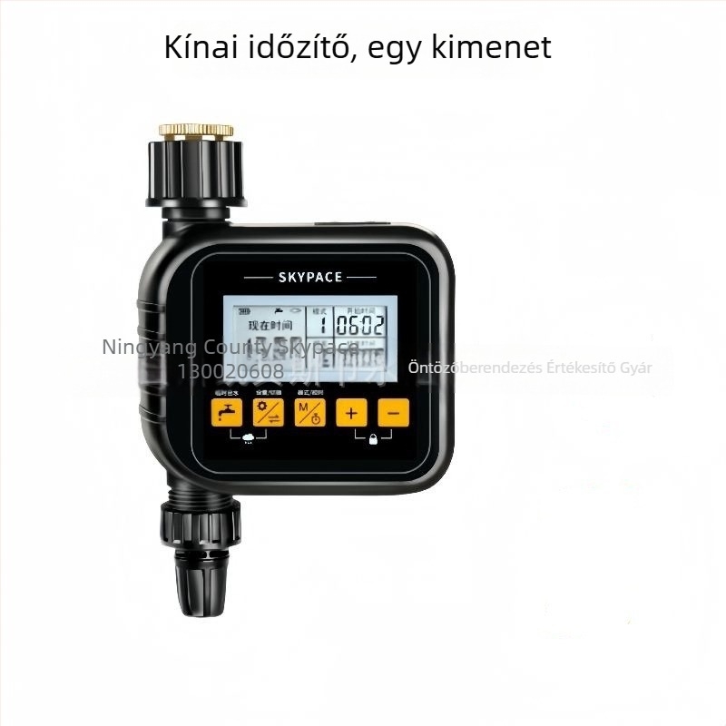 Kerti öntözési időzítő és vezérlő automata csepegtető öntözőrendszerhez