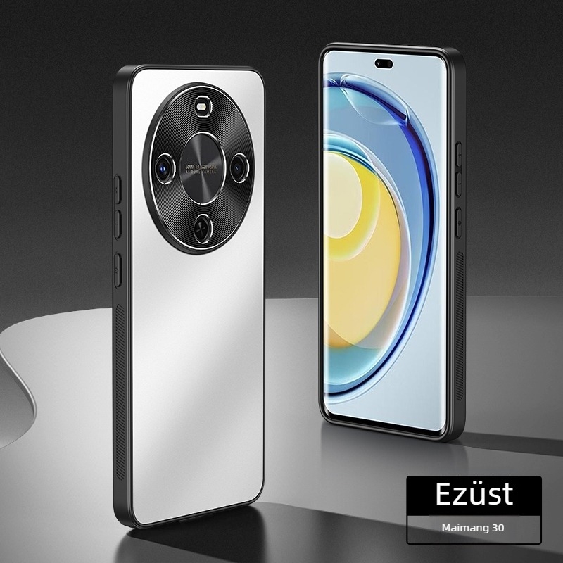 Huawei Mate60 és Mate50 Pro tok, AG bőrhatású matt textúra, teljes lefedettségű védőtok