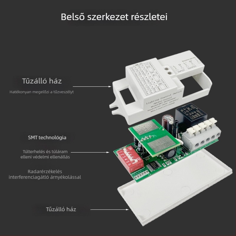 5,8 GHz mikrohullámú radar szenzor 220
