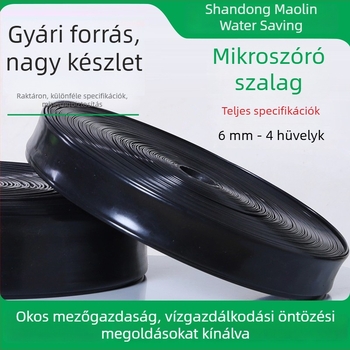 Mezőgazdasági mikropermetező szalag, 6 pont, 1,5 hüvelykes öntözőszalag, talajmenti öntözés, megerősített mikropermetező szalag