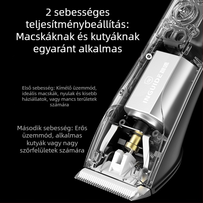Intelligens kisállat szőrnyíró kutyáknak – professzionális, nagy teljesítményű elektromos klipper