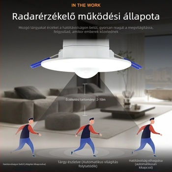AC220V mozgásérzékelő mikrohullámú radarral
