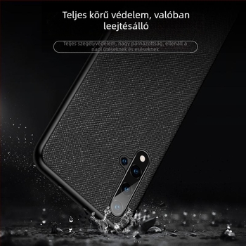 Huawei Honor 20s hátlapi tok keresztezett mintázatú, Play4T Pro ütésálló védelem