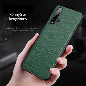 Huawei Honor 20s hátlapi tok keresztezett mintázatú, Play4T Pro ütésálló védelem