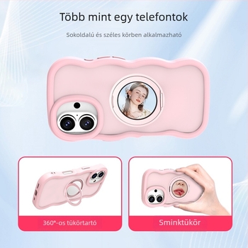 Hullámos 2-in-1 mágneses forgó tartó iPhone 16 Pro-hoz