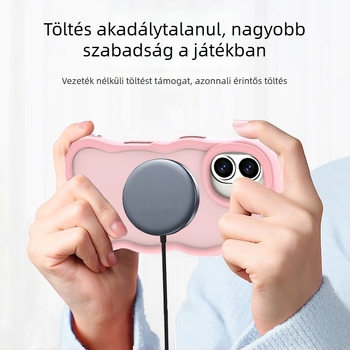 Hullámos 2-in-1 mágneses forgó tartó iPhone 16 Pro-hoz