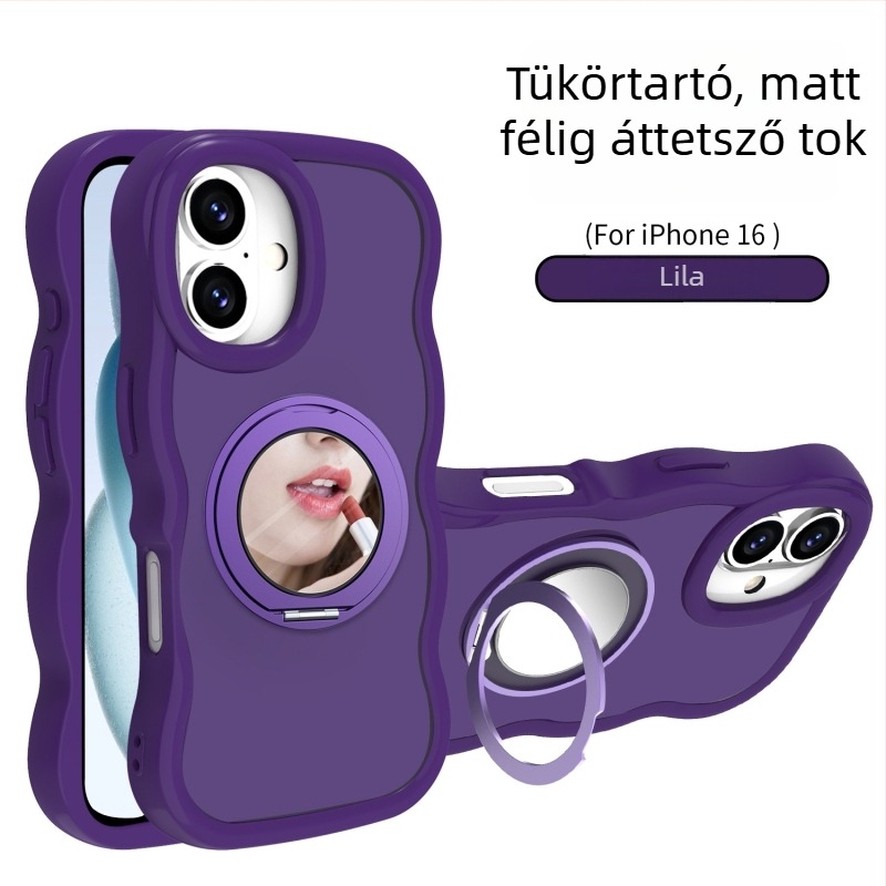 Hullámos 2-in-1 mágneses forgó tartó iPhone 16 Pro-hoz